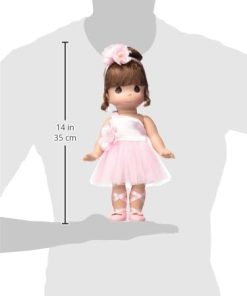The Doll Maker Precious Moments Dolls, Linda Rick, Ballerina Bliss Brunette, 12 inch Doll 2