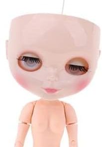 Customize 1/6 RBL Neo Blythe Doll with 19-Joints Nude Body Set – for Takara & Azone – Plastic Body Part for Doll Customization