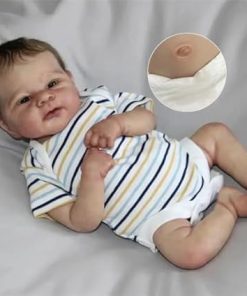 Zero Pam Reborn Baby Dolls Full Body Boy 17 in Realistic Baby Dolls Waterproof Anatomically Correct Baby Doll That Look Real Lifelike Reborn Dolls with Accessories