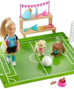 Barbie Dreamhouse Adventures 6-inch Chelsea Doll with Soccer Playset and Accessories