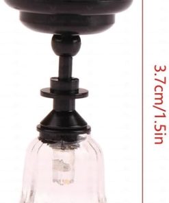 AirAds 1:12 Scale Dollhouse Miniature Sconce Carriage lamp LED Light Dolls House Exterior Light Magnetic-Switch Light 2