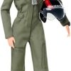 Hot Wheels Collector Top Gun: Maverick Phoenix Doll Wearing Flight Suit and Accessories, with Doll Stand and Certificate of Authenticity