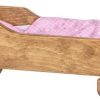 AmishToyBox.com Rocking Doll Cradle Toy for 18″ Dolls, Rebekah’s Collection (Harvest Stain)
