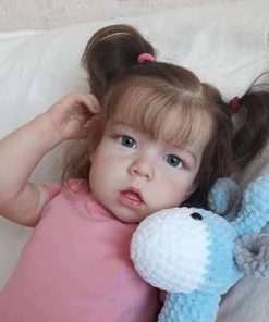 Pinky Reborn Toddler Baby Dolls Girl 28 Inch Realistic Baby Dolls Toy Gift for Kids 3+ 2
