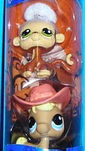 Littlest Pet Shop Exclusive 2-Pack Tube Spooky Monkey and Horse 2