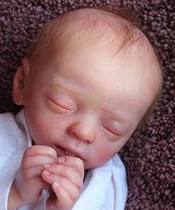 15 Inch Unpainted Sleep Reborn Doll Kits Handmade Blank Baby Doll Kits Preemie Newborn Doll Kits Unfinished Making Dolls Accessories