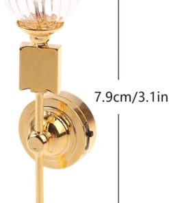 AirAds 1:12 Scale Dollhouse Miniature Study Room Sconce Bath sconces Bathroom Vanity Light Dolls Wall sconces for Bedroom Wall Light 2
