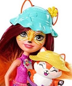 Mattel ENCHANTIMALS Playground Adventures PLAYSET + Felicity Fox Doll & Flick Figure 2