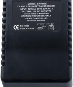Cir-Kit Concepts Dollhouse Miniature 12V/20W Plug-in Transformer