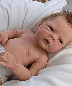 EURORA Reborn Baby Dolls Boys 18 Inch, Silicone Body Boy Doll with Clothes and Bottles for Kids Age 3+