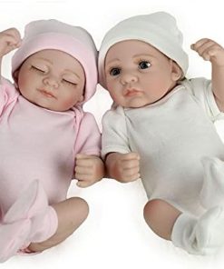 TERABITHIA Mini 11″ Alive Reborn Baby Dolls Twins Newborn Silicone Full Body