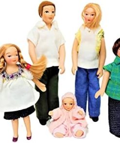 Melody Jane Dollhouse Modern Summer Family Miniature Porcelain People Figures 2