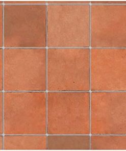 Melody Jane Dollhouse Terracotta Effect Large Tiles Card Sheet Flooring 1:12 Scale 2