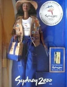 Barbie Doll Olympic Pin Collector New in Box