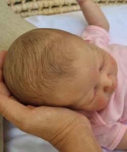 19Inch Sleeping Reborn Baby Dolls Girl Lovely Newborn Lifelike Baby Doll Handmade Realistic Reborn Dolls with Clothing Set Accessories 2