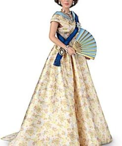 The Ashton-Drake Galleries Queen Elizabeth II Commemorative Portrait Doll, 15 Inches, Norman Hartnell Evening Dress Design