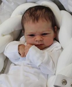 Anano Reborn Baby Dolls Lifelike Newborn Preemie 17 Inch Reborn Baby Boy Doll Real Life Looking Baby Dolls Realistic Newborn Baby Dolls Boy Soft Body Silicone Reborn Baby Birthday Gift