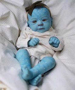 Pinky Reborn Dolls 19Inch Realistic Baby Avatar Doll Soft Vinyl Newborn Doll with Toy Accessories Set for Kids Age 3+ 2