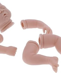 HURRISE Reborn Doll Kit – Unpainted Unfinished Baby Doll Parts and Accessories for Simulated Kid Toy 2