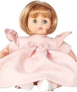 Madame Alexander 14-Inch Collectible Pussycat Baby Doll, Pink Hearts