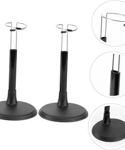 Doll Holder 10 Pcs Doll Display Rack Doll House Accessory Doll Stand Mannequin Porcelain Doll Woody Doll Clothes Hangers Doll Accessories Toys Portable Toy 2