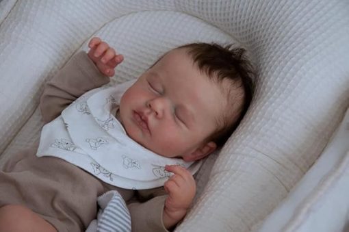Pinky Reborn Baby Dolls 20inch Boys Realistic Newborn Baby Silicone Full Body Baby Handmade Doll Adorable Vinyl Soft Body Weighted Reborn Toddler Toy for Age 3+