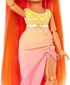 Rainbow High Pacific Coast Simone Summers- Sunrise (Orange) Fashion Doll with 2 Designer Outfits, Pool Accessories Playset, Interchangeable Legs, Toys for Kids, Great Gift for Ages 6-12+ Years 2
