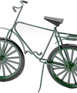 Melody Jane Dolls Houses Dollhouse Dark Green Adult Bicycle Bike Miniature Garden Accessory 1:12 Scale