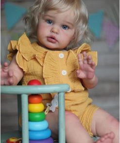 Anano 24 Inch Realistic Reborn Baby Doll Girl – Lifelike Newborn with True-to-Life Skin, Soft Cloth Body & Feeding Accessories, Looks Exactly Like a Real Infant – Perfect for Kids Ages 3+