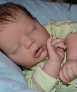 Lifelike Reborn Baby Dolls – 22 Inch Newborn Doll Lifelike Weighted Soft Body Real Baby Doll with Outfit & Accessories Gift for Age 3+