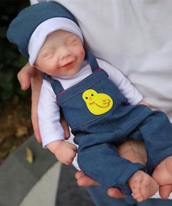 15.5 inch Realistic Full Silicone Baby Doll,Lifelike Reborn Baby Dolls, Toy, and Collectible.Bald Boy 031 2