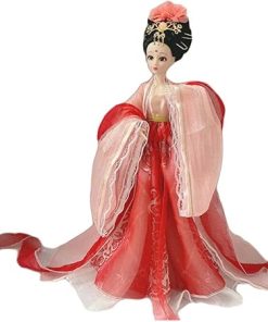 Chinese Hanfu Ball Joints Doll Song Dynasty Dress Up Toys Handmade Ancient Costume Doll Girls Gift, 12 inch