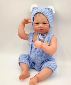 Reborn Baby Dolls Silicone Full Body Vinyl 17 Inch Lifelike Newborn Babies Dolls Anatomically Correct Girl Realistic Baby Doll with Toy Accessories Gifts for Kids