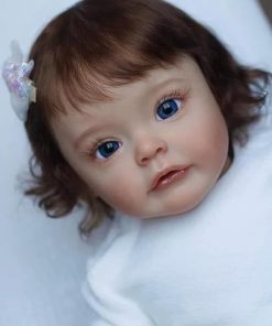 Reborn Baby Dolls 24 inch Toddler Girl Weighted Cloth Body Real Life Baby Doll Realistic Newborn Toddler Bed Baby Playmates Toys for Baby Girls Boys Toddlers