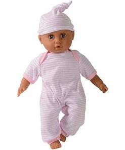 Constructive Playthings CP Toys 16 inch Dark Skin Baby Doll Dress and Play Collection with 6 Outfits and Accessories 2
