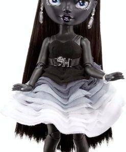 Rainbow High Shadow Series 1 Shanelle Onyx- Grayscale Fashion Doll. 2 Black Designer Outfits to Mix & Match with Accessories, Great Gift for Kids 6-12 Years Old and Collectors, Multicolor, 583554EUC