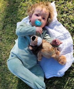 Reborn Baby Dolls Boy 20 Inch Real Life Baby Dolls That Look Real Anatomically Correct Babies Lifelike Realistic Baby Dolls with Rooted Curly Hair for Kids Gifts