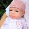 15 inch Realistic Full Silicone Baby Doll,Lifelike Reborn Baby Dolls, Toy, and Collectible.Bald Girl 032