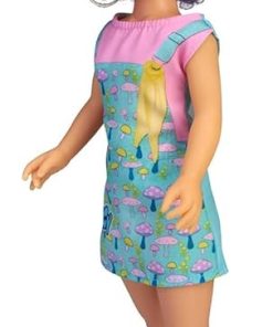 Curly Power Fashion Doll with Purple Hair, 16″ Doll