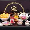 Dollhouse Dresden Rose Continental Breakfast Set Reutter Dining Accessory 1:12