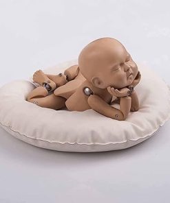 50cm Plastic Doll Baby Model, Lifelike Photography Posing Simulation Articulated Jointed Imitate Simulation Training Toy with Suitcase