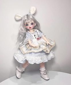 BJD Doll 1/6 SD Dolls 11.8 Inch Ball Jointed Doll DIY Toys with Clothes Outfit Shoes Wig Hair Makeup,Best Gift for Girls Kids Children (39#)
