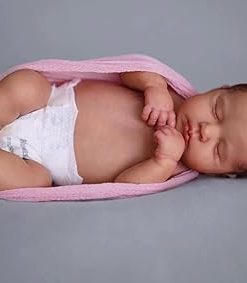 Zero Pam 20 inch Real Life Reborn Baby Dolls Girl Full Body Silicone, Lifelike Newborn Sleeping Baby Doll with Realistic Veins,Vinyl Posable Limbs Anatomically Correct Toddler Babies Doll for Kids 2