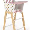 Matty’s Toy Stop 18 Inch Doll Furniture Pink/White Wooden Bunk Beds with 2 Pillows, 2 Cushions & Ladder – Fits American Girl Dolls 4