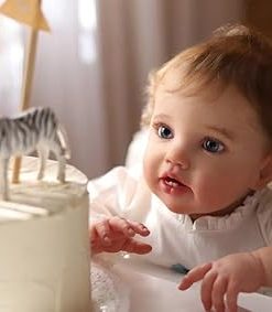 Pinky Reborn Toddler Dolls Girl 24 Inch Toddler Silicone Reborn Doll Newborn Babies Toy for Xmas Gifts 2