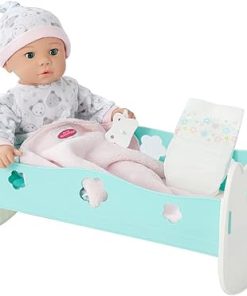 Madame Alexander 14″ Adoption Day Baby Girl Doll, Light Skin Tone, Blue Eyes
