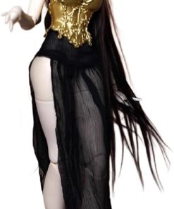 Pipigirl 1/6 Scale Figure Doll Clothes Set, Tiger Aesthetic Baroque Women’s Clothing, Outfit Costume for 12 Inch Female Action Figure for 1/6 Scale Figure Doll(Only Clothes)