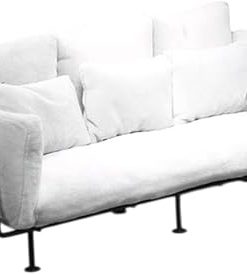 1/6 Scale Living Room Sofa Dollhouse Decoration Doll House Accessories Mini Sofa, White
