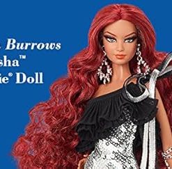 BDH37 Stephen Burrows Nisha Barbie Doll – Nisha is named for the Cherokee word for night. No more than 4400 units produced worldwide 2
