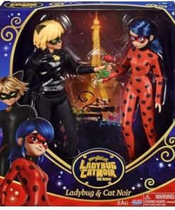 BANDAI Miraculous Ladybug & Cat Noir The Movie Fashion Doll 2 Pack | 26cm Ladybug and Cat Noir Dolls | Miraculous Dolls from The Movie Make Great Miraculous Toys for Girls and Boys